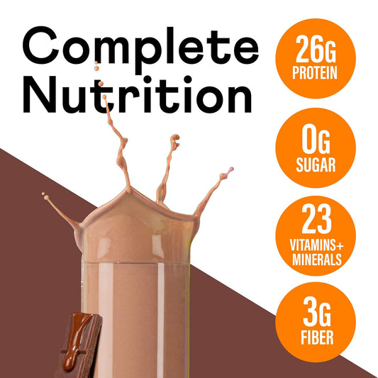 Owyn Only What You Need Protein Shake, High Protein Complete Nutrition Drink, Chocolate, 12 Fl Oz (12 Pack)