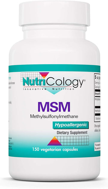 Nutricology MSM, Vegicaps, 150-Count