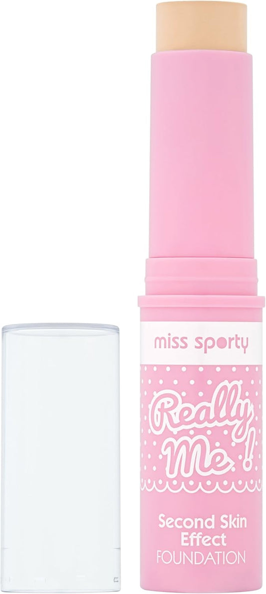 Miss Sporty Really Me Second Skin Effect Foundation, 7 G, Ivory