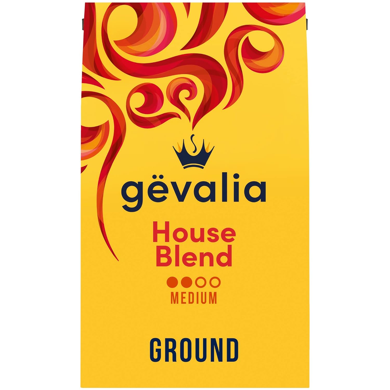 Gevalia House Blend Medium Roast 100% Arabica Ground Coffee, for a Keto and Low Carb Lifestyle (20 oz Bag)
