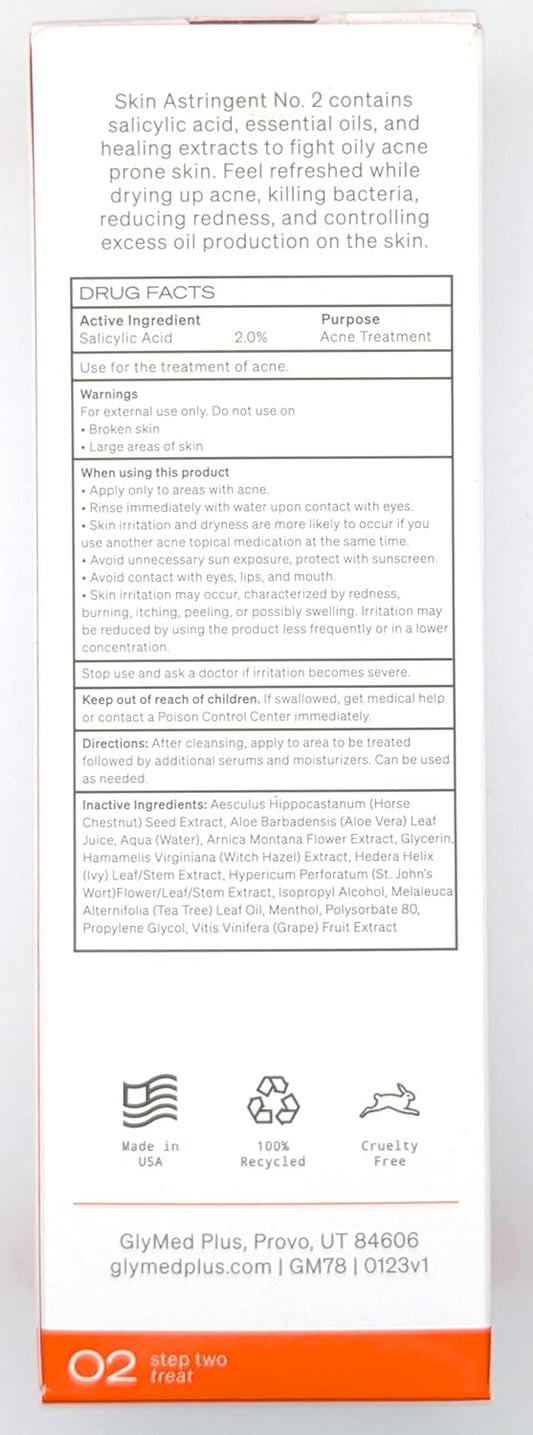 Glymed Plus Serious Action Astringent No. 2 8 Oz : Facial Care Products : Beauty & Personal Care