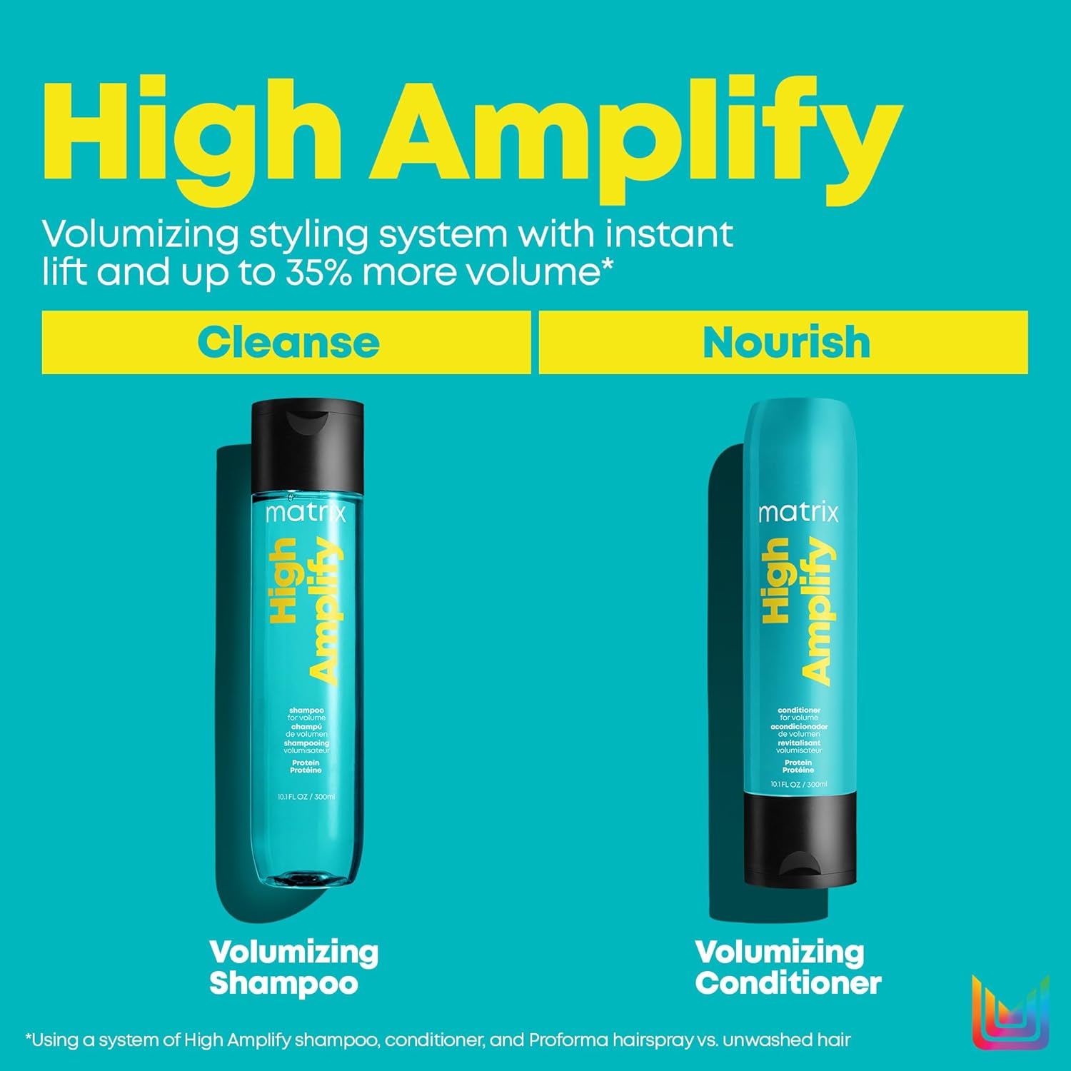 Matrix High Amplify Volumizing Conditioner| Instant Lift & Lasting Volume | Silicone-Free | Boost Structure in Fine, Limp Hair | Salon Professional Conditioner| Packaging May Vary | 10.1 Fl. Oz. : Beauty & Personal Care