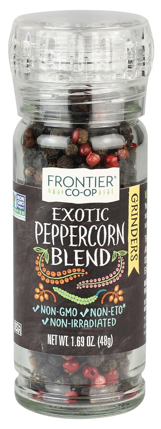 Frontier Natural Products Peppercorn Blend, Exotic, 1.69-Ounce (Pack Of 3)