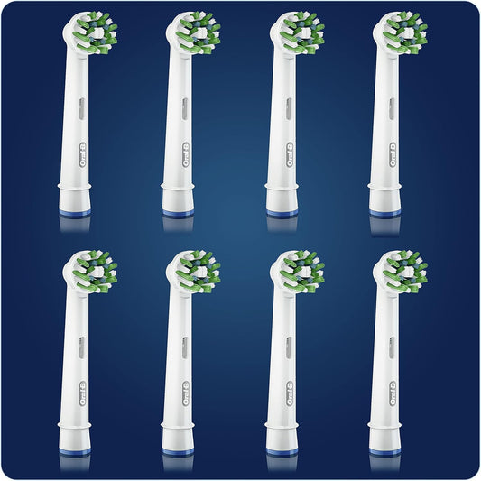 Oral-B Crossaction Toothbrush Heads - 16 Degree Bristles For Superior Cleaning