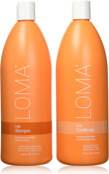 Loma Hair Care Daily Shampoo Daily Conditioner Duo, 33 Oz