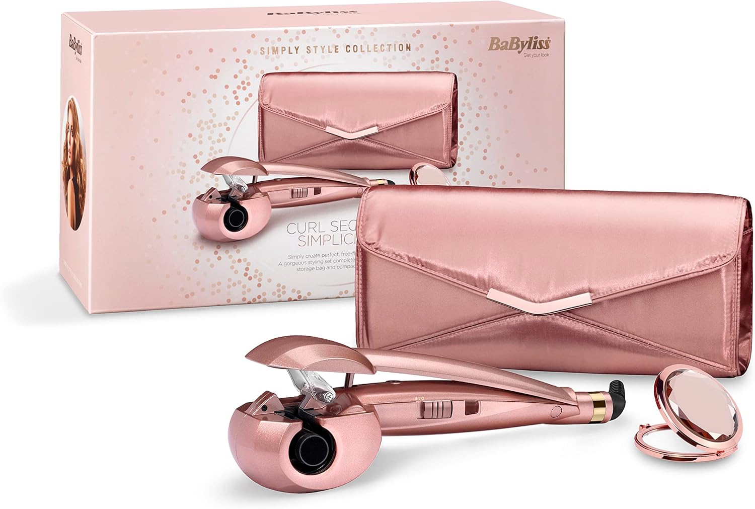 BaByliss Curl Secret Simplicity Gift Set, Fast Styler, Automatic Hair Curler, easy curling, Rose Gold : Amazon.co.uk: Beauty
