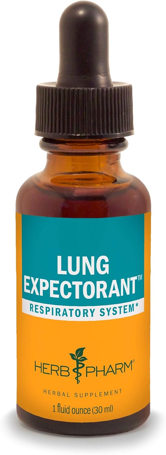 Herb Pharm Lung Expectorant Liquid Herbal Formula to Support Respiratory Immune Response - 1 Ounce (Pack of 1)