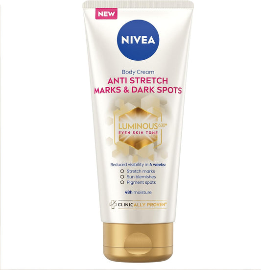 Nivea Luminous 630 Body Oil Serum Anti Stretch Marks (100Ml), Skincare Serum With Luminous 630 Visibly Reduces Stretch Marks In 2 Weeks, Starts Working From Day 1, With Thiamidol