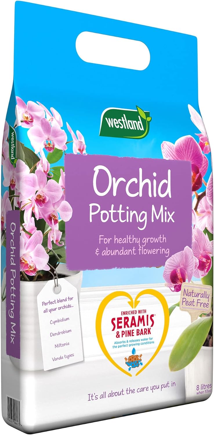 Westland Orchid Potting Compost Mix and Enriched with Seramis, 8 L?10200033