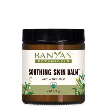 Banyan Botanicals Soothing Skin Balm ? Organic Herbal Skin Care Salve with Neem Leaf and Vetiver ? Cooling and Soothing Balm For Natural Skin Health ? 4 oz ? Non GMO Sustainably Sourced Petroleum Free