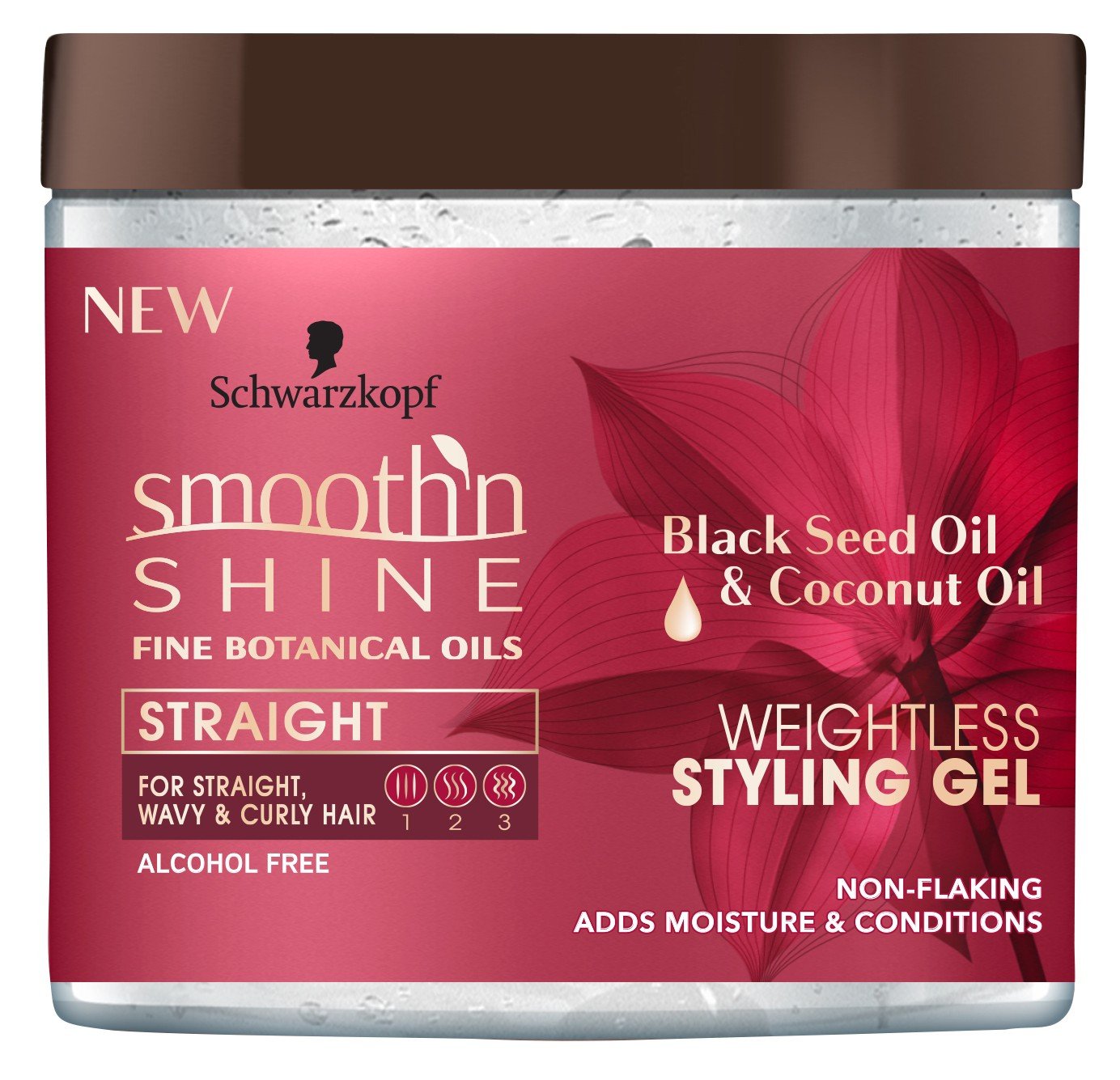 Smooth N Shine Straight Gel Weightless 16 Ounce Jar (473Ml) : Beauty & Personal Care