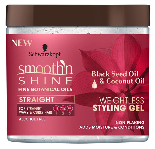 Smooth N Shine Straight Gel Weightless 16 Ounce Jar (473Ml) : Beauty & Personal Care