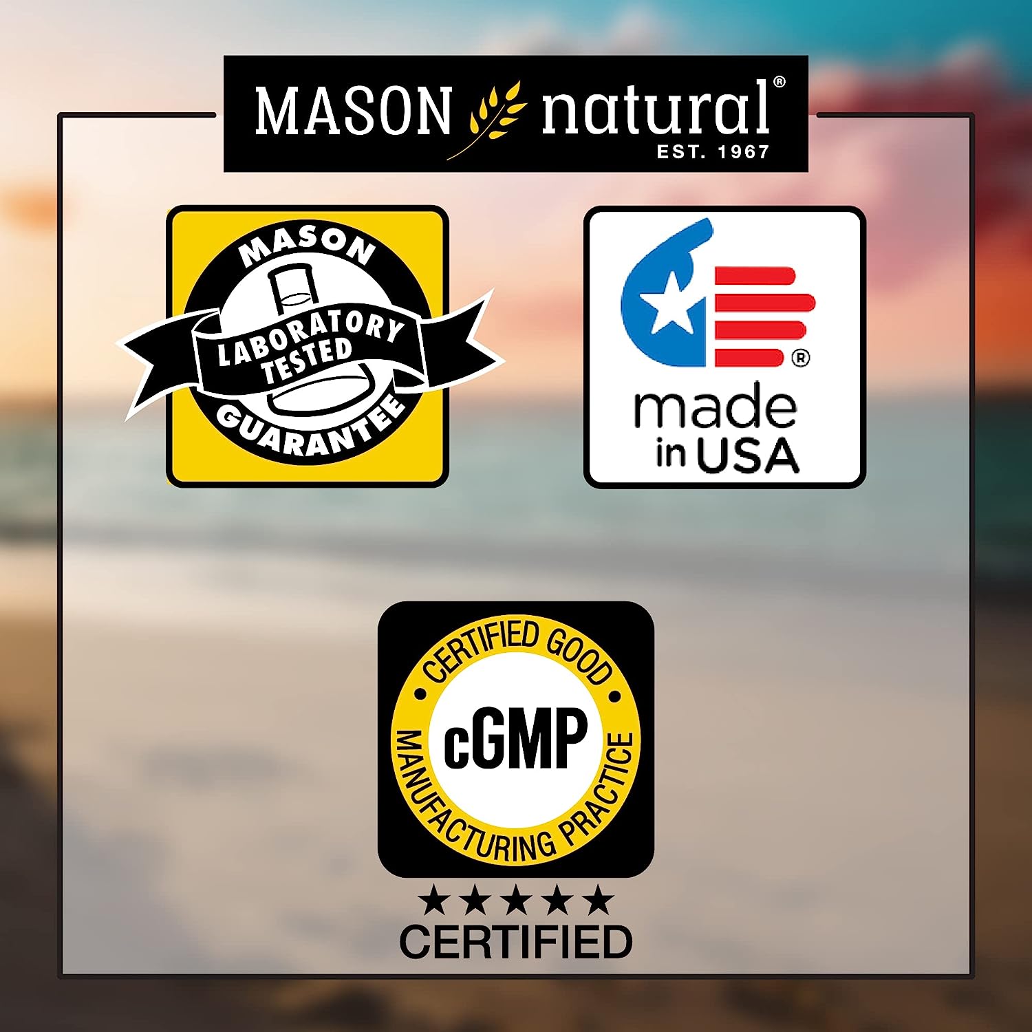 MASON NATURAL Super Energy with Guarana, Panax Ginseng & Kola Nut - Herbal Complex Formula to Support Optimal Performance & Energy*, 60 Tablets : Health & Household