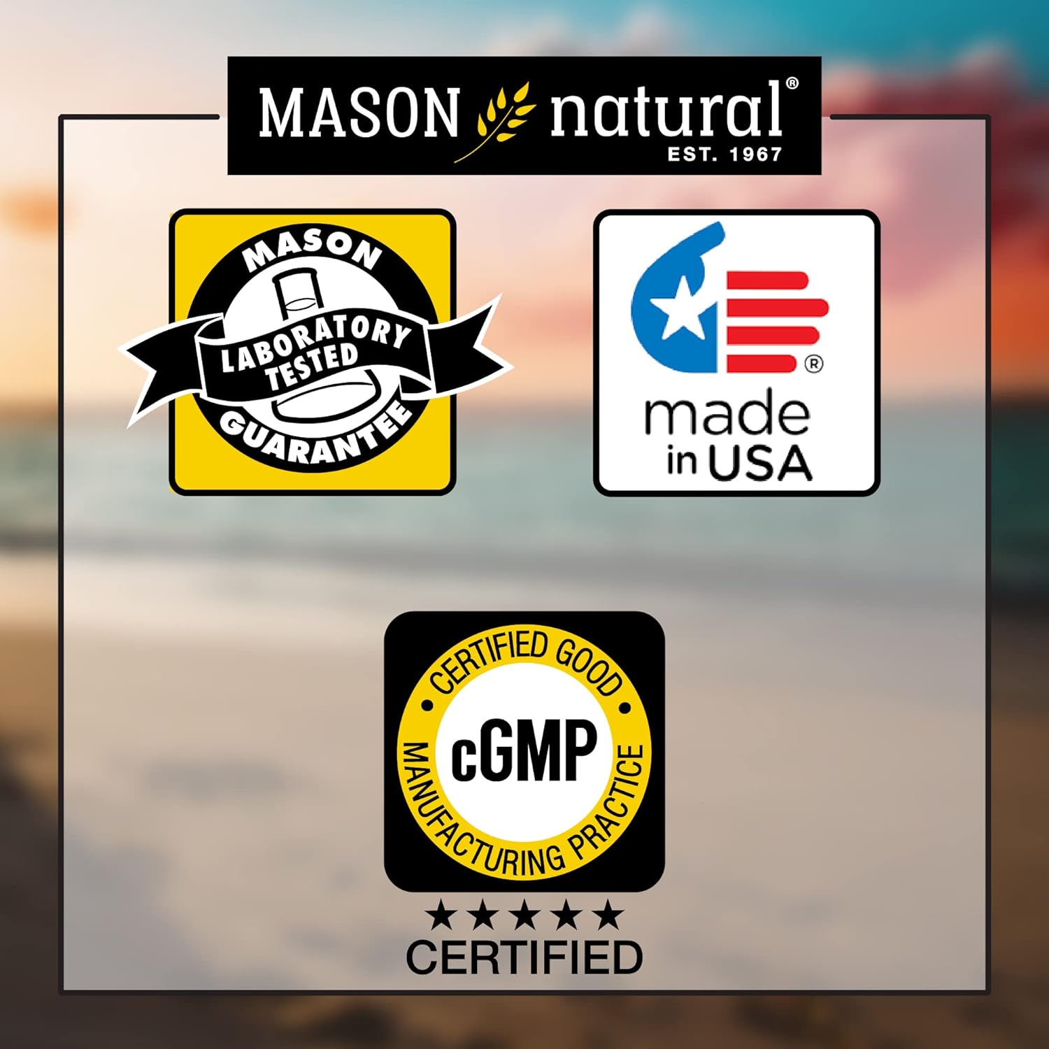 MASON NATURAL Vitamin D3 10 mcg (400 IU) - Supports Overall Health, Strengthens Bones and Muscles, 100 Softgels : Health & Household