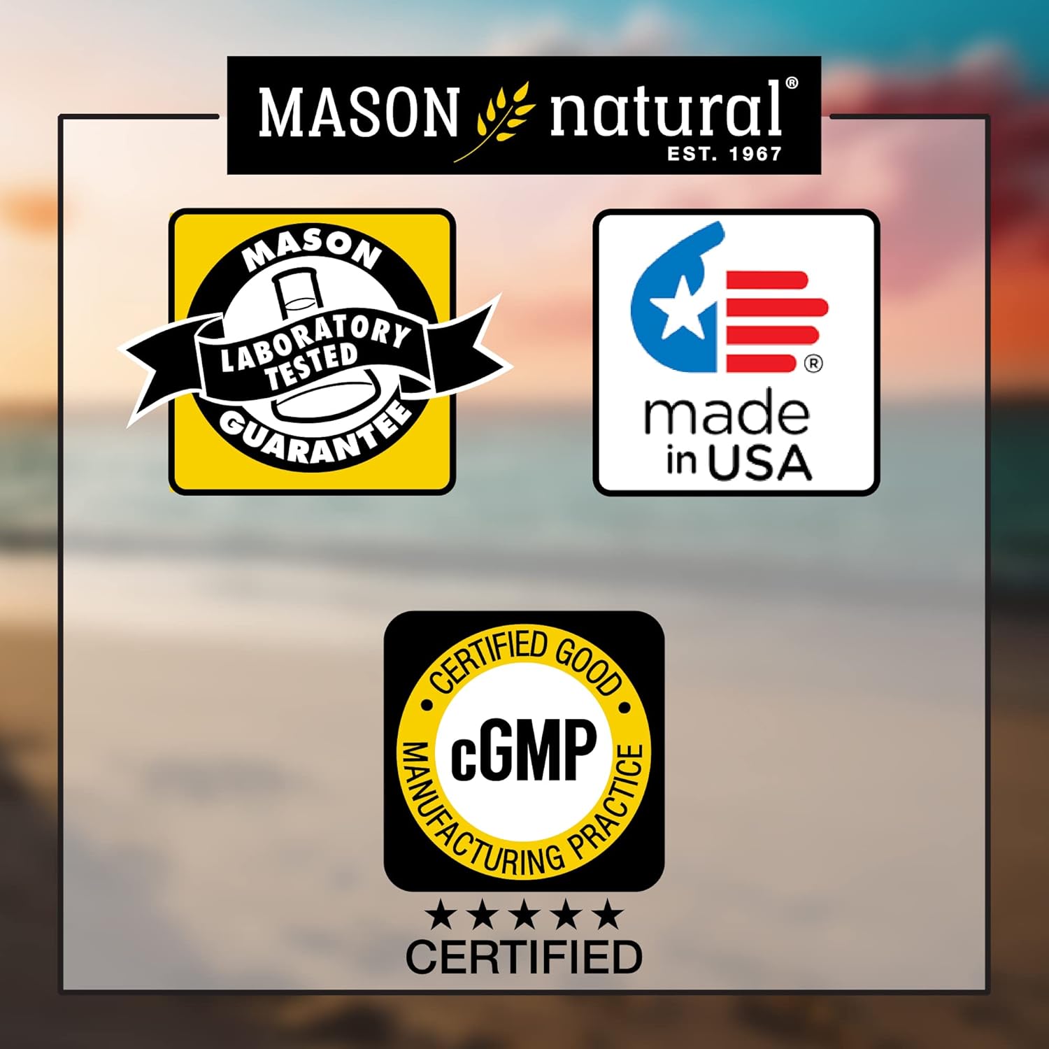 Mason Natural Glucosamine Chondroitin Plus Vitamin D3 - Supports Joint And Bone Health, Improved Mobility And Flexibility, 160 Capsules