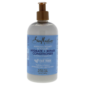 Sheamoisture Hydrate & Repair Conditioner For Damaged Hair Manuka Honey & Yogurt Shea Butter 13 Oz