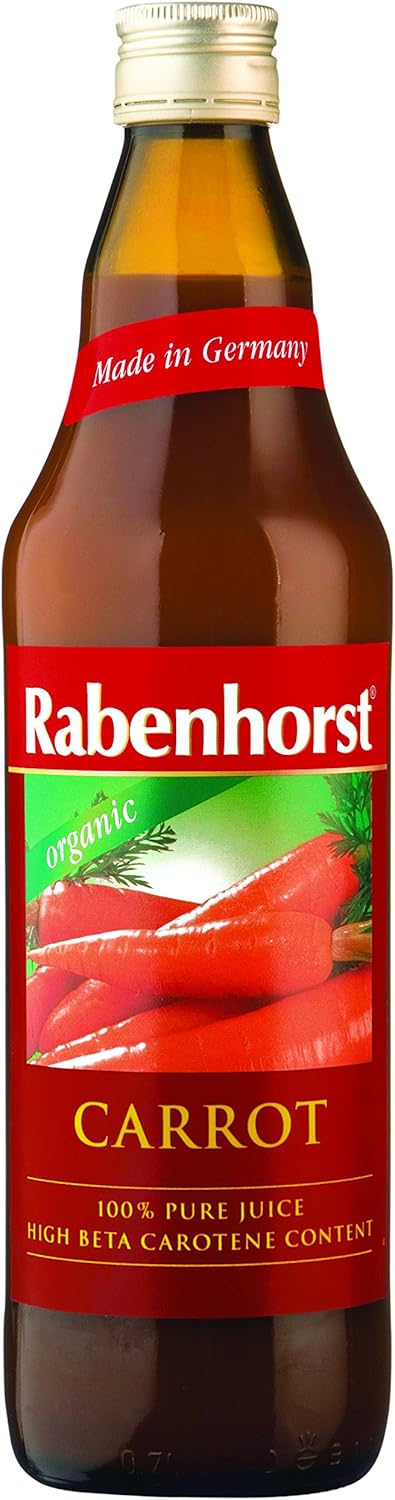 Rabenhorst Organic Carrot Juice 750 Ml (Pack Of 6)