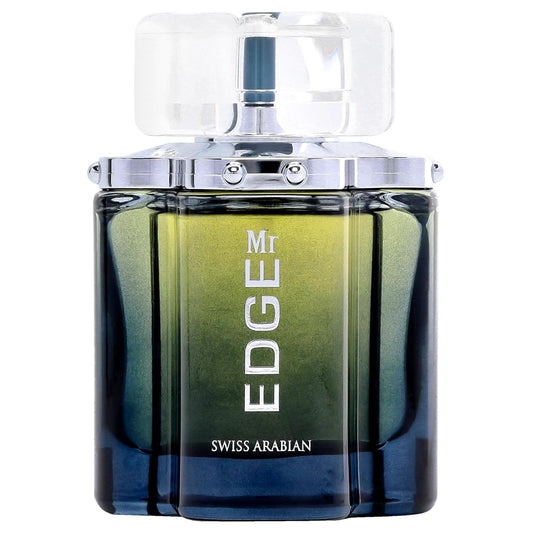 Swiss Arabian Mr Edge - Luxury Products From Dubai - Long Lasting, Addictive Personal Edp Spray Fragrance - Seductive Signature Aroma - 3.4 Oz