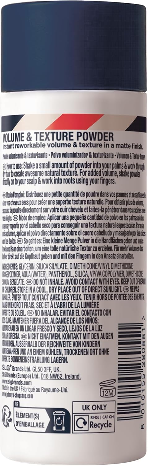 Johnny'S Chop Shop - Volume & Texture Powder Matt Finish 20G