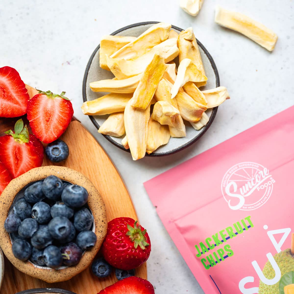 Suncore Foods Jackfruit Chips & Snacks, Gluten-Free, Non-GMO, 5.32oz (1 Pack)