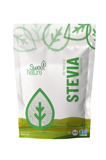 Sweet Nature Stevia Sweetener Powder - All Natural - Kosher - Gluten And Sugar Free 2 Lb (32 Ounces)