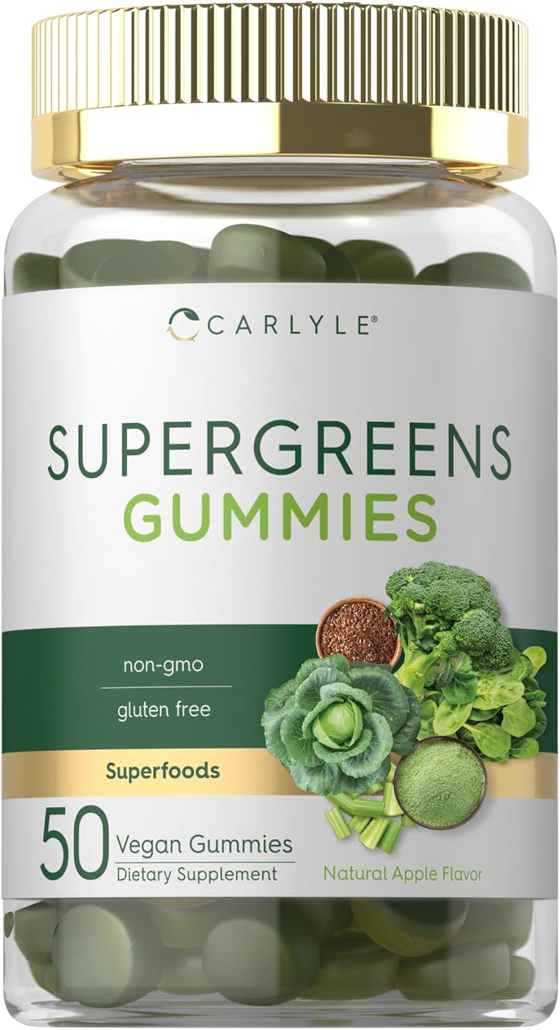 Carlyle Supergreens Gummies | Vegan, Non-Gmo And Gluten Free Supplement