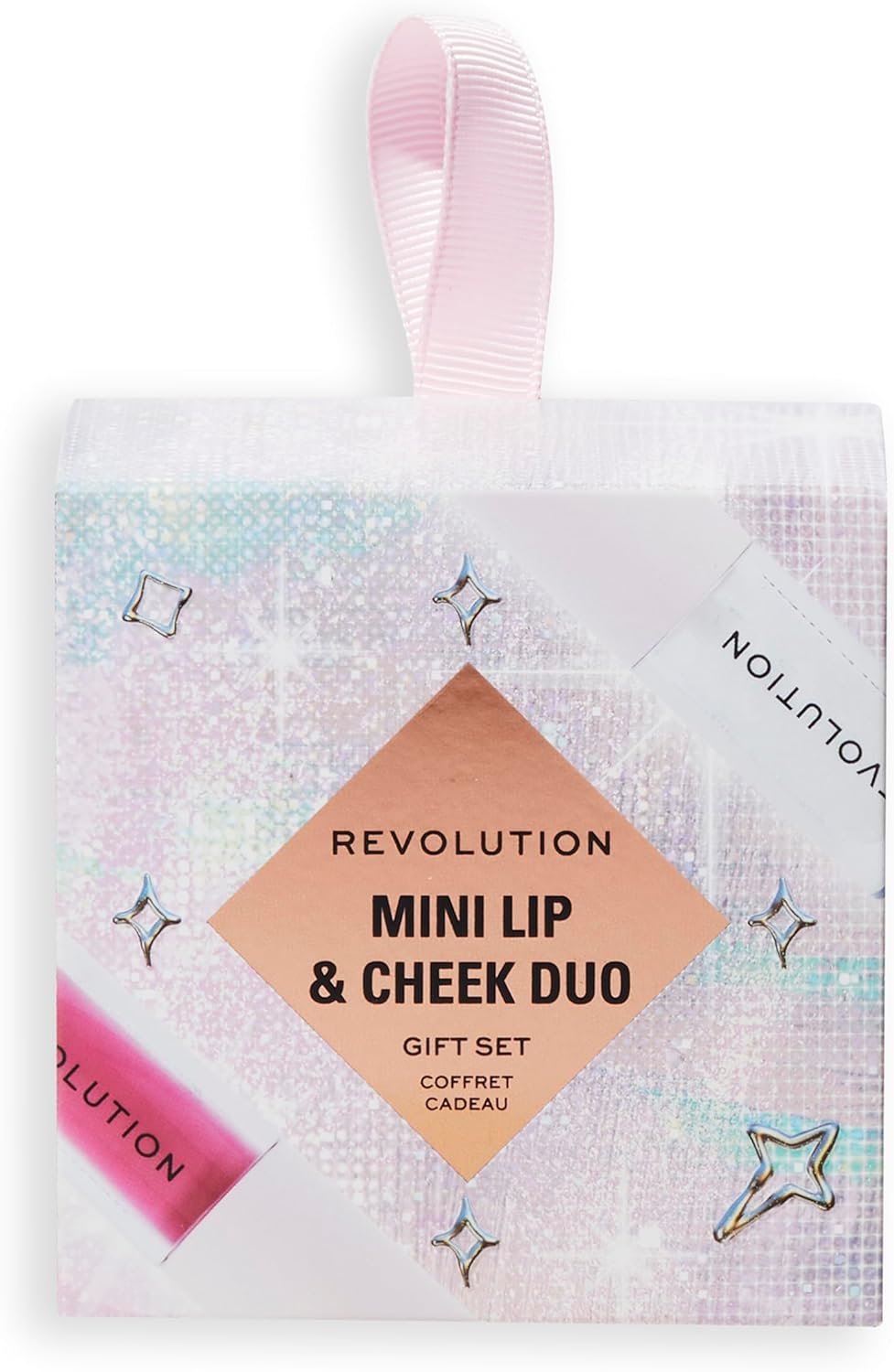 Revolution Beauty Mini Cheek & Lip Duo Gift Set, Makeup Set with Mini Cream Blusher, Mini Pout Bomb & Ornament, Vegan & Cruelty Free : Amazon.co.uk: Beauty