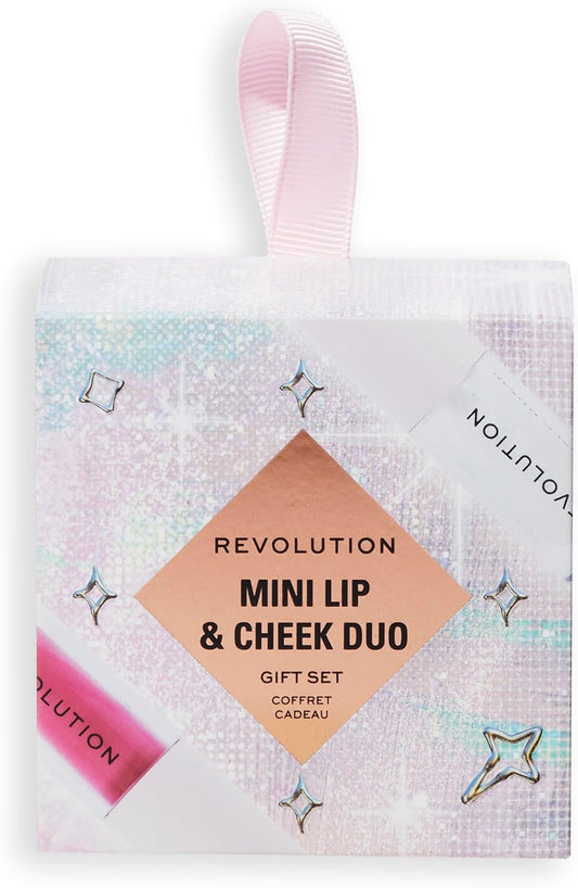 Revolution Beauty Mini Cheek & Lip Duo Gift Set, Makeup Set with Mini Cream Blusher, Mini Pout Bomb & Ornament, Vegan & Cruelty Free : Amazon.co.uk: Beauty