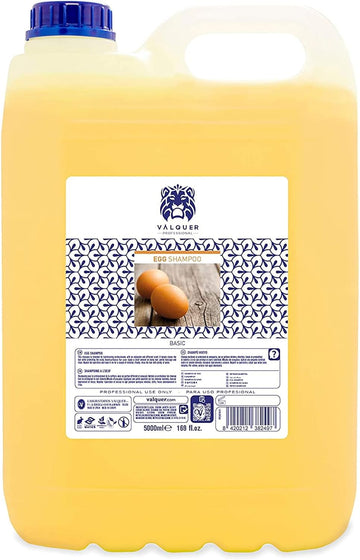 Valquer Professional Special Egg Shampoo For Hair Salon Shampoo For Professional Carafa 5000 Ml Shampoo