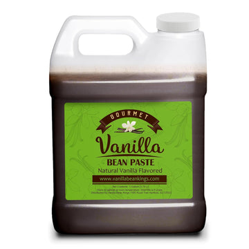 Vanilla Bean Paste For Baking And Cooking - Gourmet Madagascar Bourbon Blend Made With Real Vanilla Seeds - 1 Gallon