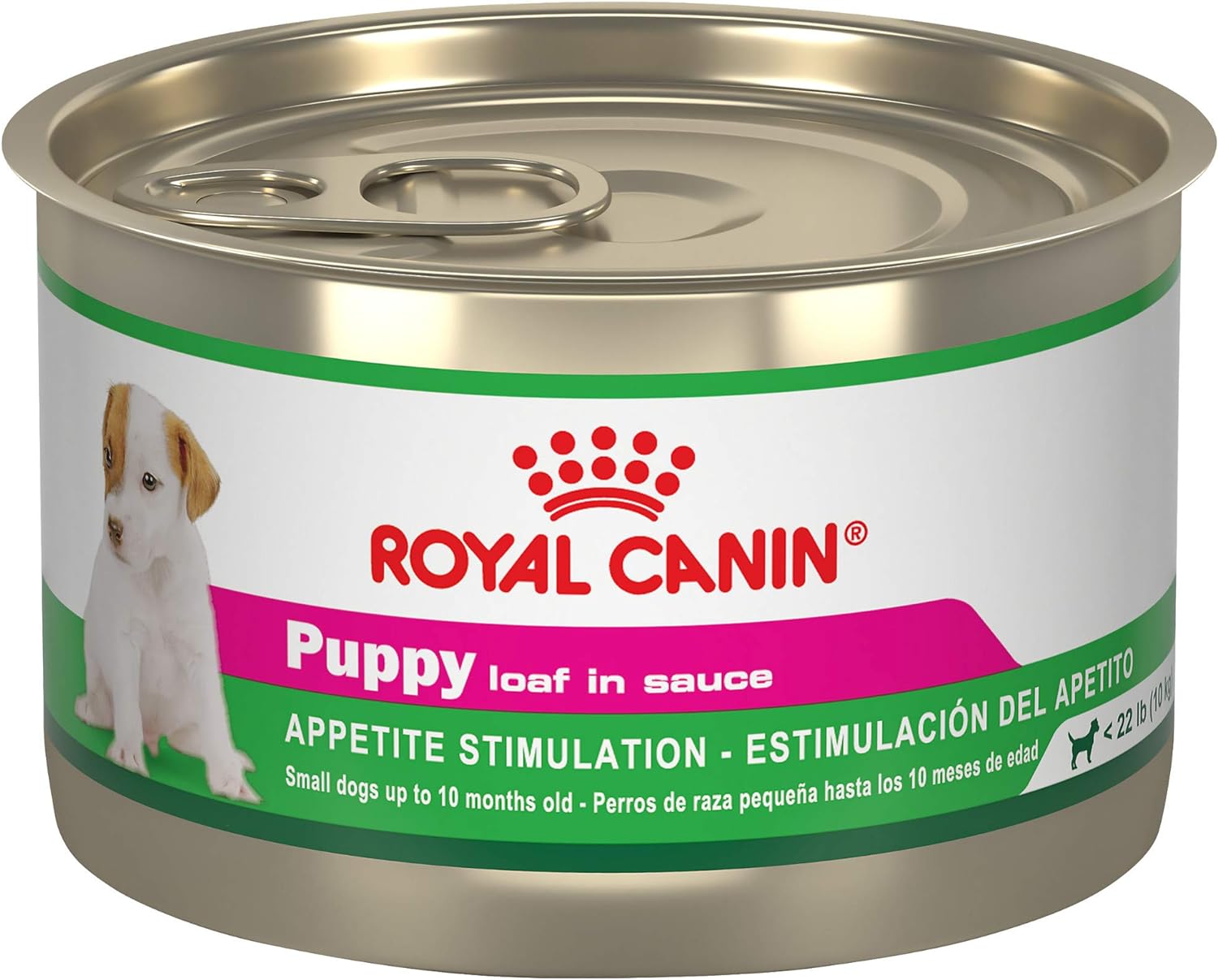 Royal Canin Canine Health Nutrition Puppy Loaf in Sauce Canned Dog Food, 5.2 oz can (24-count)