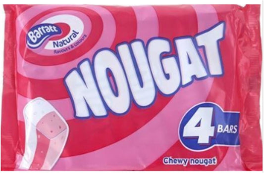 Barratt Nougat 140G (12 Packs of 4, Total 48)