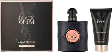 Yves Saint Laurent Black Opium Eau De Parfum Spray 50Ml & Shimmering Moisturising Fluid 50Ml