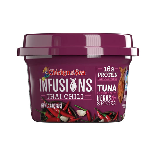 Chicken of the Sea Infusions Tuna, Thai Chili, 2.8-Ounce Cups (Pack of 6)