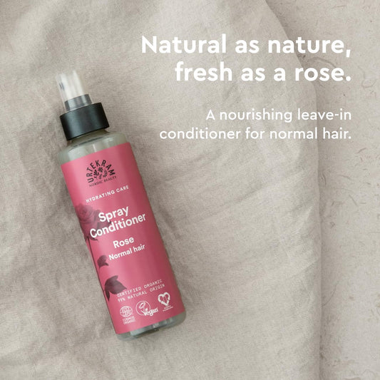 Urtekram Fragrance Free Spray Conditioner - Mild Organic Formula 100% Natural Ingredients, Soothing Aloe Vera Extracts, Leave In Conditioner, Sensitive Scalp Care - 250Ml (Pack Of 1)