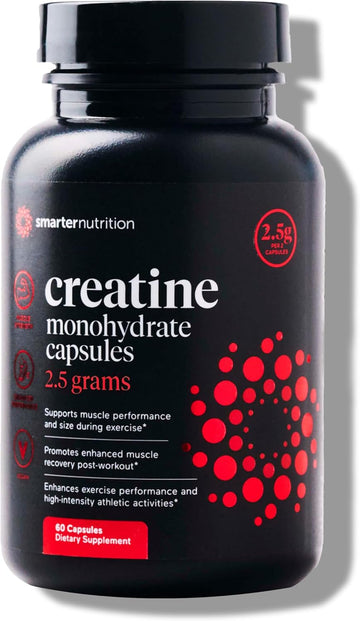 Smarternutrition Creatine Monohydrate Powder, 5000Mg (5G) Per Serving - Creatine Powder For Women & Men, Unflavored, Pre-Workout & Post Workout Support For Muscle Mass & Hydration [100 Servings]