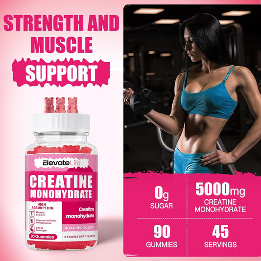 Creatine Monohydrate 2500Mg, 90 Capsules - Gluten Free, Non-Gmo