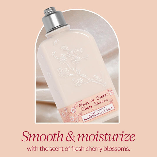 L'Occitane Body Lotion: Moisturizing With Shea Butter, Softening, Visibly Firmer-Looking Skin, Made In France, Almond Milk Veil, Cherry Blossom, Lavender, Rose And Verbena