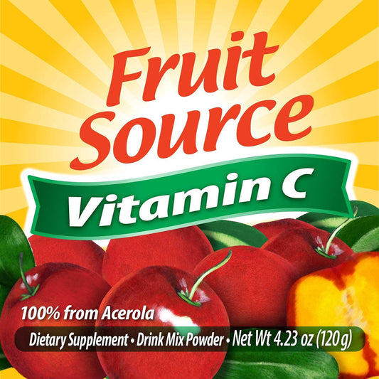 Nature's Way Alive! Vitamin C Powder Drink Mix from Organic Acerola, 4.23 oz