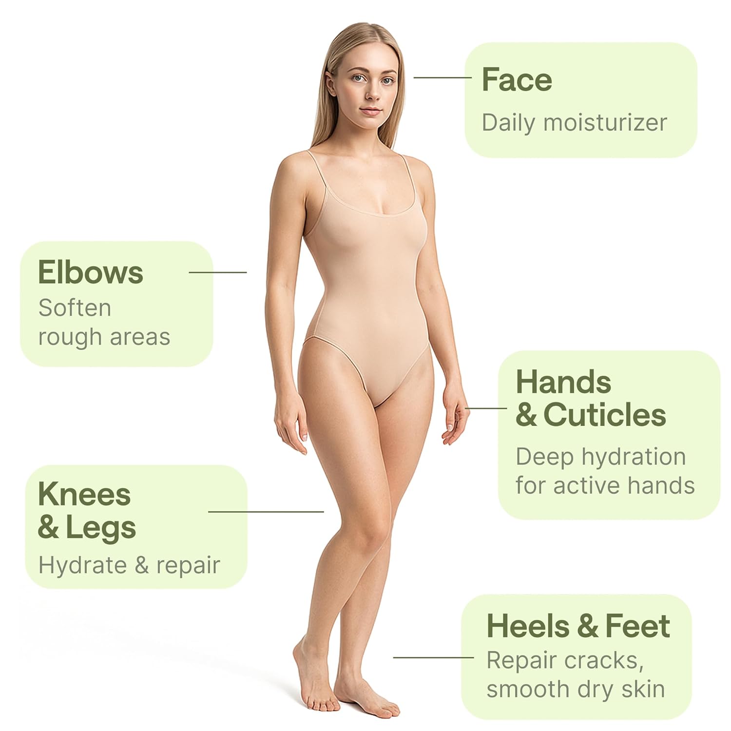 Beef Tallow Balm For Skin & Face – Grass-Fed Beef Tallow With Avocado, Jojoba & Shea – Deep Moisturizer For Dry Skin – Includes Wooden Spatula & Pouch – For Men & Women