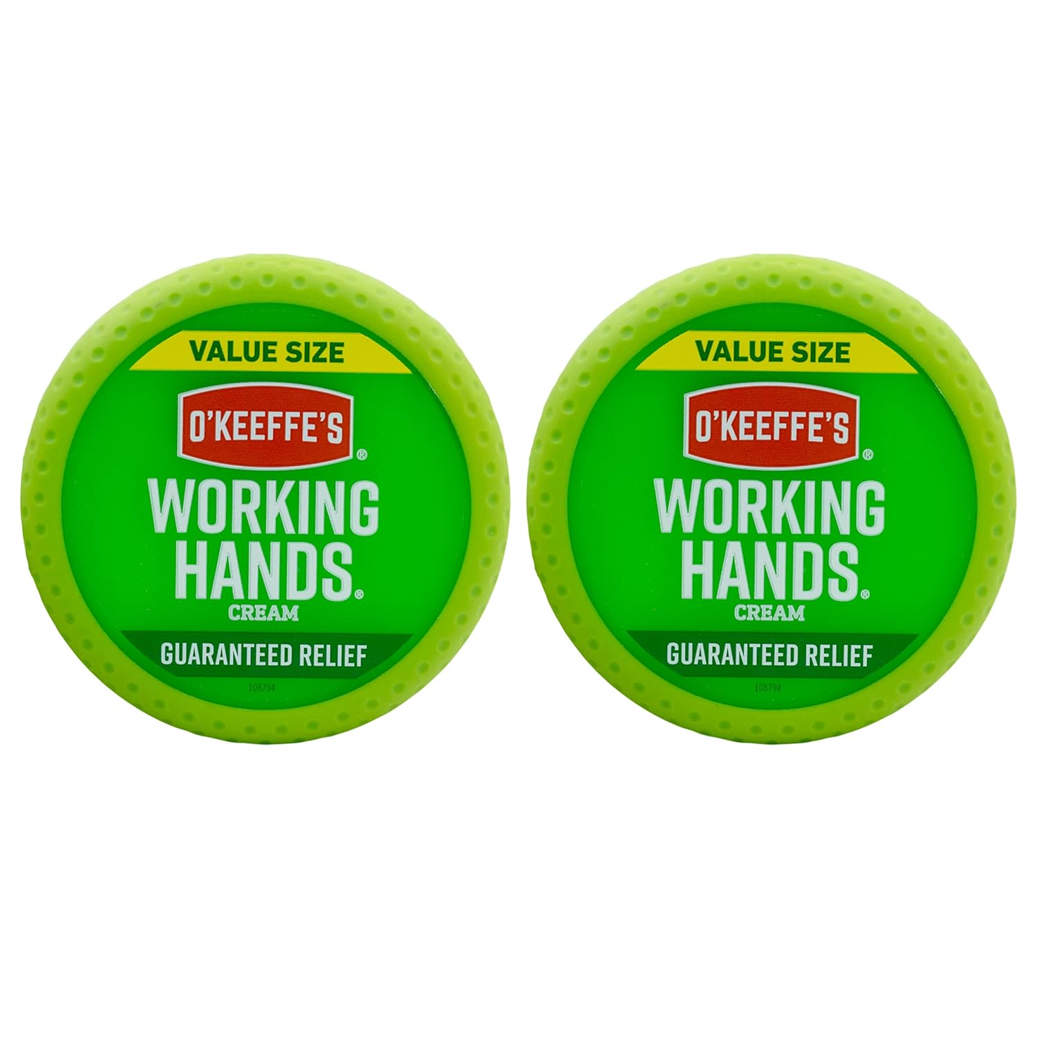 O'Keeffe'S Working Hands Hand Cream, For Extremely Dry, Cracked Hands, 6.8 Oz Jar (Value Size, Pack Of 2)