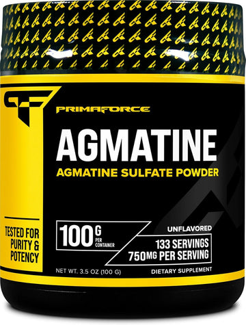 PrimaForce Agmatine Sulfate Powder Supplement, 100 Grams ? Promotes Ni