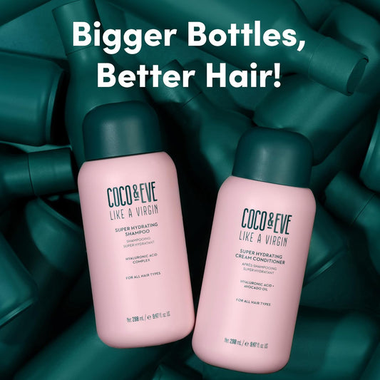 Coco & Eve Like A Virgin Super Hydrating Shampoo. Sulfate Free With Argan Oil & Coconut For Dry, Damaged, Color Treated, Frizzy Hair