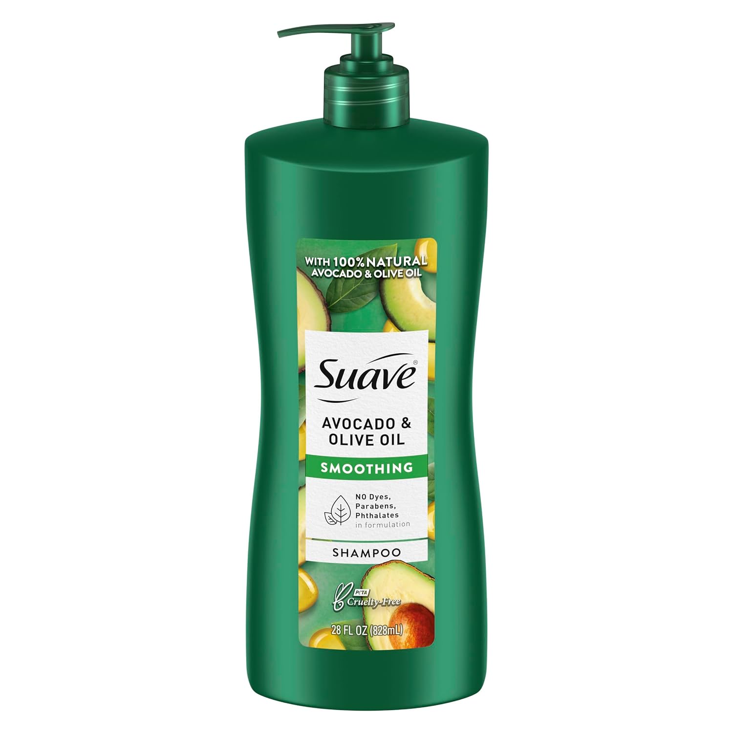 Suave Professionals Shampoo Avocado + Olive Oil, 28 oz, Pack of 4