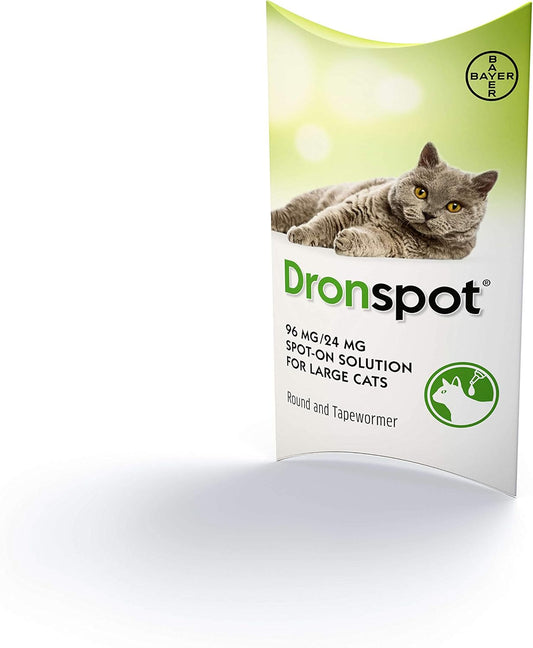 Dronspot Large Cat Spot-On Worming Solution 1 Pipette