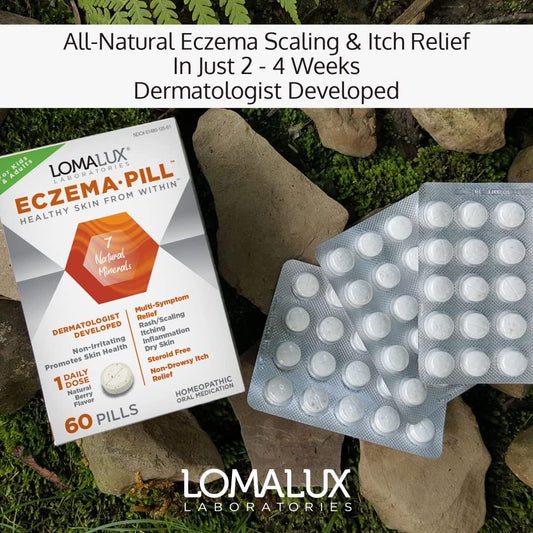 Eczema Pill Natural Eczema Treatment Skin Itch Clearing Minerals Dermatologist Developed For Kids Adults Clears Prevents Eczema Scaling Inflammation Itching No Harsh Chemicals