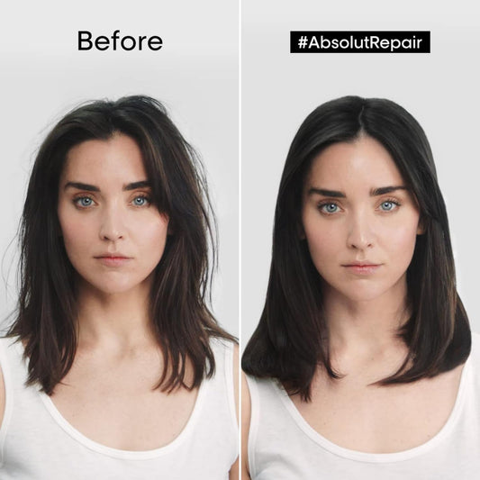 L’Oréal Professionnel | Mask, With Protein And Gold Quinoa For Medium-Thick Dry And Damaged Hair, Serie Expert Absolut Repair, 250 Ml