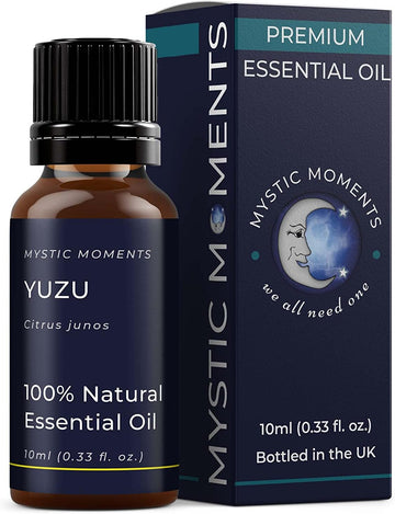 Mystic Moments | Yuzu Essential Oil 10ml - Pure & Natural oil for Diffusers, Aromatherapy & Massage Blends Vegan GMO Free