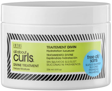 All About Curls Divine Treatment | Deluxe Moisture | Strengthens Hair | 3X Resistance To Breaking | All Curly Hair Types