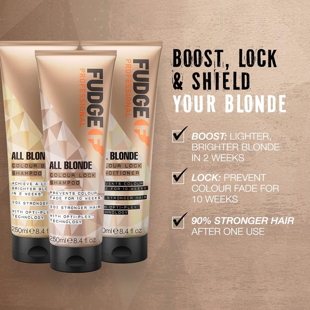 Fudge Professional All Blonde Colour Lock Conditioner, Blonde Colour Protection, Bond Repair Technology, 250 ml : Amazon.co.uk: Beauty